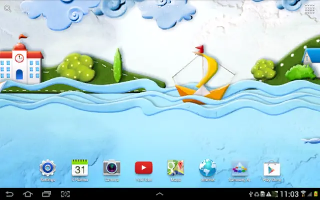 Paper World Live Wallpaper android App screenshot 0